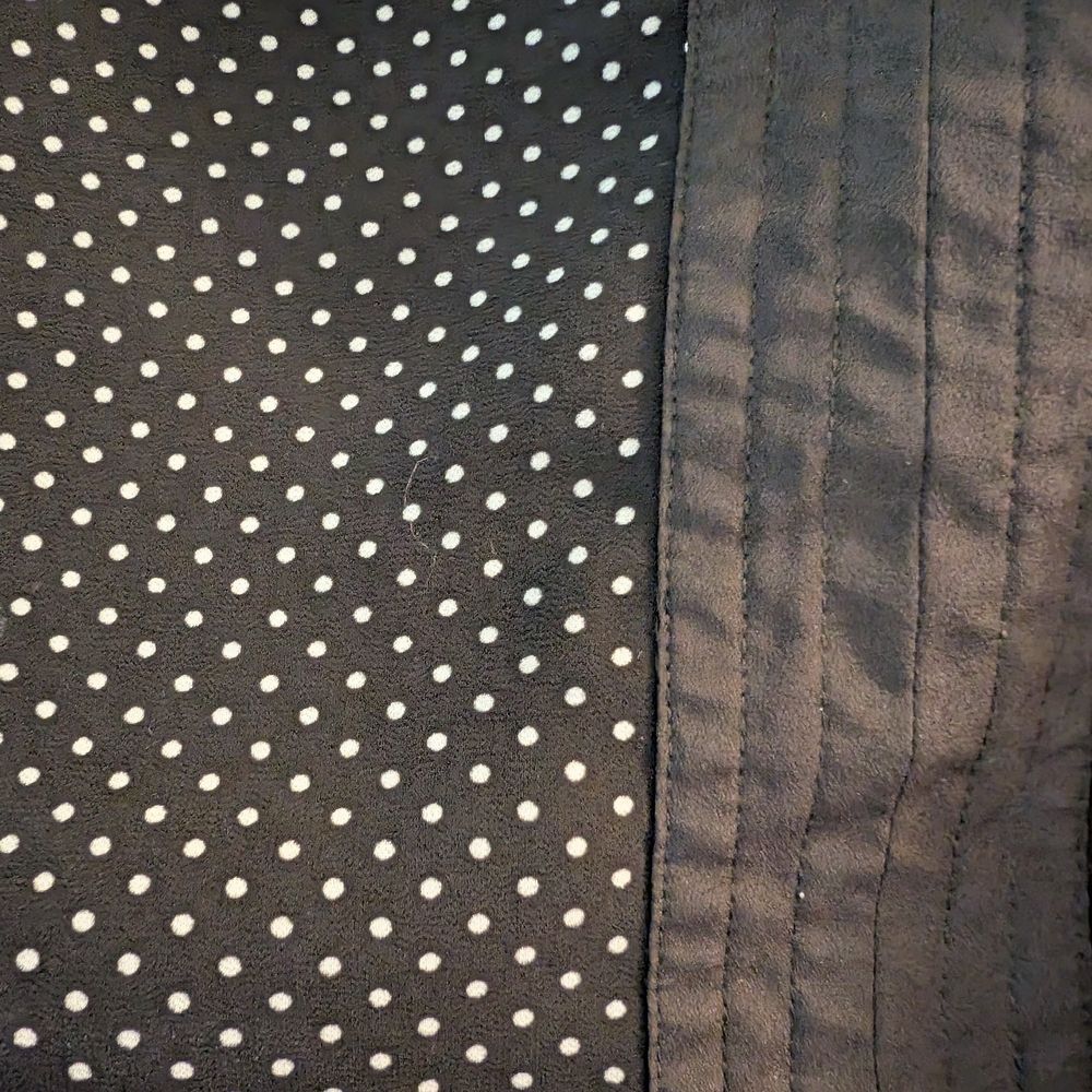 Roz & Ali Polka Dot Blouse with Classic Style - Picture 2 of 2